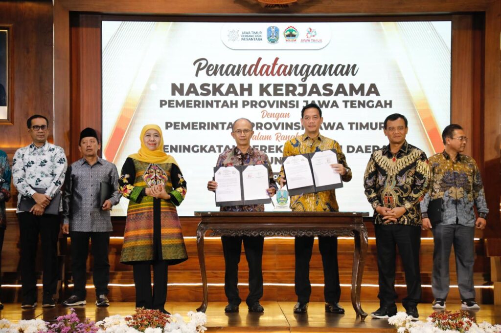 Kadin Jateng-Jatim Tandatangani MoU, Dorong Ekonomi Baru Lewat Sinergi Bisnis Antarprovinsi